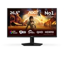 AOC G4 Q27G41ZDF computer monitor 67.3 cm (26.5") 2560 x 1440 pixels Quad HD QD-OLED Black, Red