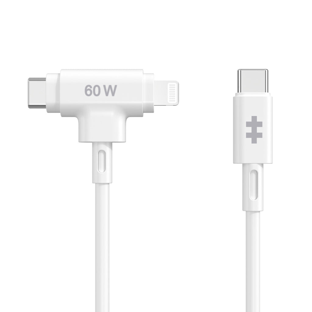 [HJ4010WHGL] HYPER HyperJuice cavo USB USB 2.0 1,5 m USB C USB C/Lightning 60 W Bianco