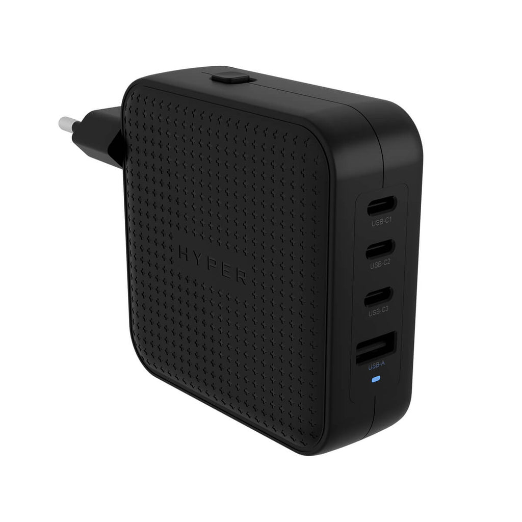 [HJ1002BKWWGL] HYPER HJ1002BKWWGL Caricabatterie per dispositivi mobili Computer portatile, Smartphone, Tablet Nero AC Ricarica rapida Interno