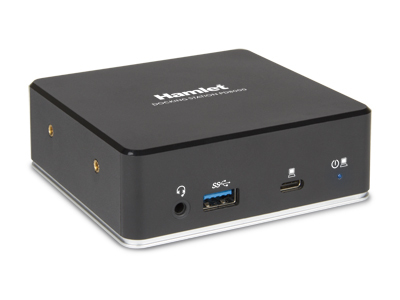 [HDKC-PD8000] Hamlet HDKC-PD8000 replicatore di porte e docking station per laptop Cablato USB 3.2 Gen 1 (3.1 Gen 1) Type-C Nero