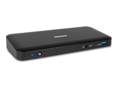 [HDOCKS600C] Hamlet HDOCKS600C replicatore di porte e docking station per laptop Cablato USB 3.2 Gen 2 (3.1 Gen 2) Type-C Nero