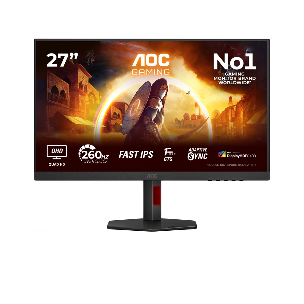 AOC G4 Q27G4ZR computer monitor 68.6 cm (27") 2560 x 1440 pixels Quad HD LED Black, Red
