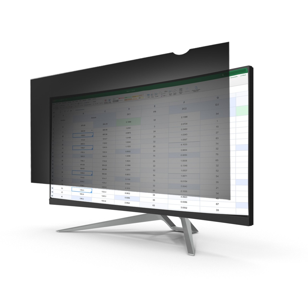 [PRIVSCNMON34W] StarTech.com Monitor Privacy Screen for 34 inch Ultrawide Display - 21:9 Widescreen - Computer Screen Security Filter - Blue Light Reducing Protector - Matte/Glossy - +/-30 Degree