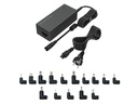 Conceptronic OZUL08B15 90W Universal Laptop Charger, 15 Charging Tips incl.