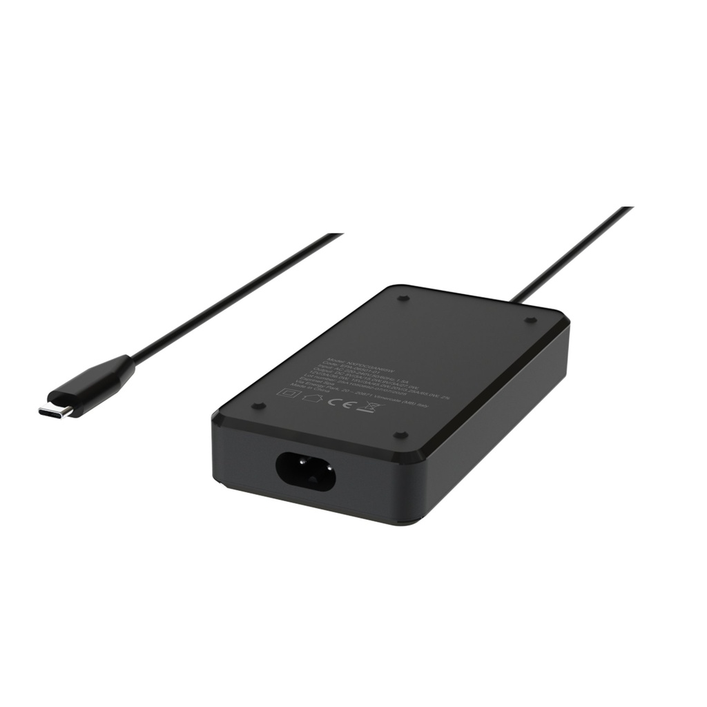 [NXPDCGAN65W] Nilox COMPACT PRO POWERBANK 20K MAH PD65W Computer portatile, Tablet, Smartphone Nero AC Ricarica rapida Interno