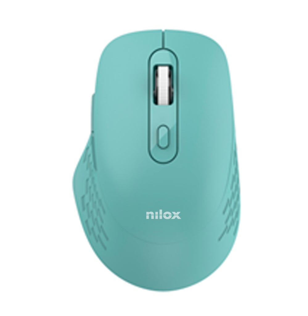 Nilox RATON DUAL WIRELESS 1600 DPI VERDE mouse Office Bluetooth + USB Type-A Optical