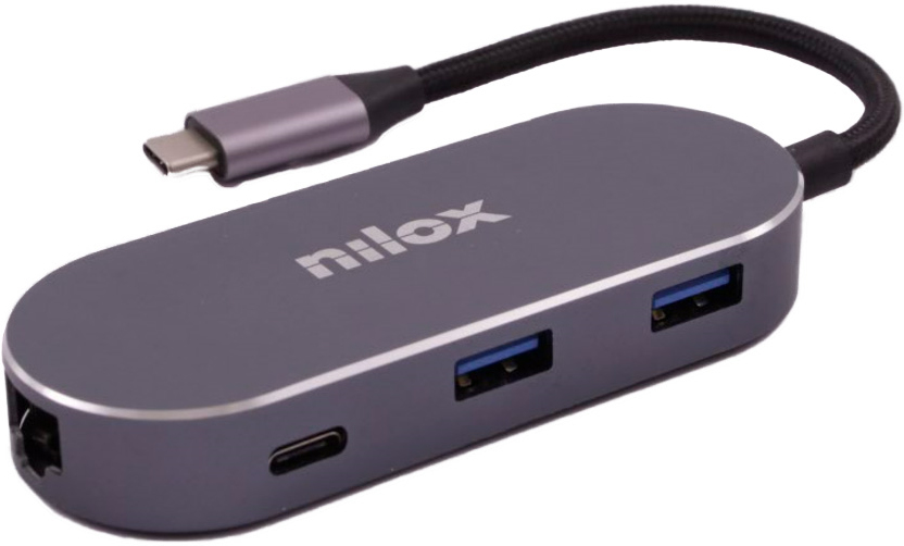 [NXDSUSBC02] Nilox MINI DOCKING STAT HDMI 3USB PD ETH USB Type-C 0 Mbit/s