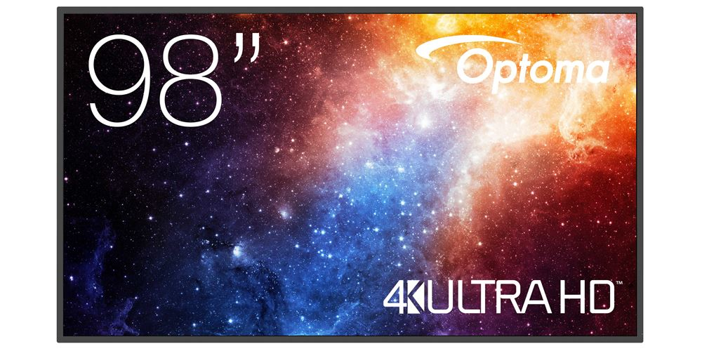 [H1F2C0IBW101] Optoma N3981K Pannello piatto per segnaletica digitale 2,49 m (98") LED Wi-Fi 500 cd/m² 4K Ultra HD Nero Android 11 24/7