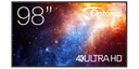 Optoma N3981K Pannello piatto per segnaletica digitale 2,49 m (98") LED Wi-Fi 500 cd/m² 4K Ultra HD Nero Android 11 24/7
