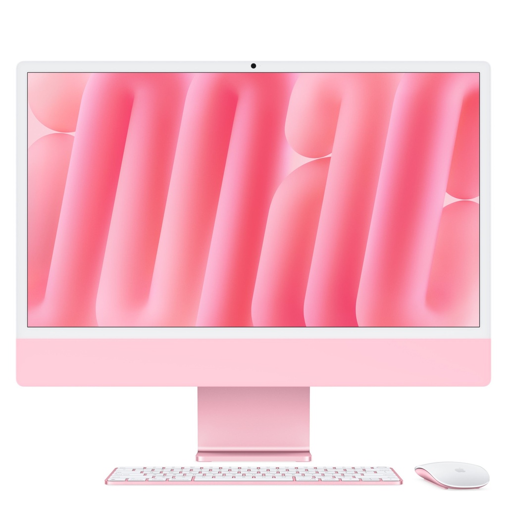 [MWV43T/A] 24-inch iMac with Retina 4.5K display: Apple M4 chip with 10‑core CPU and 10‑core GPU, 16GB, 256GB SSD - Pink