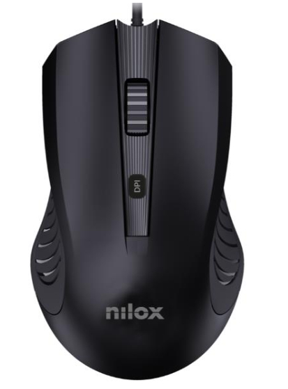 Nilox MOUSB1013 mouse Office USB Type-A Optical 2400 DPI