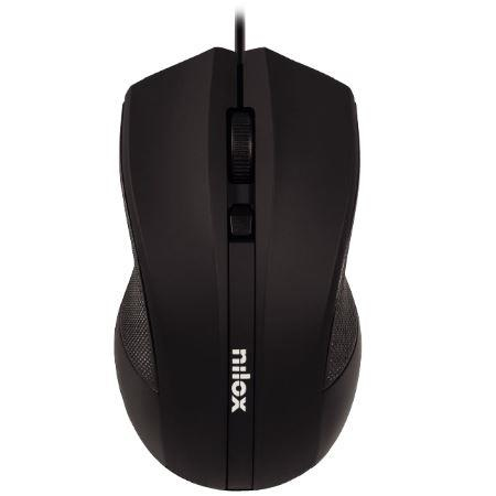 [MOUSB1002] Nilox OTTICO mouse Office Ambidextrous USB Type-A Optical 1600 DPI