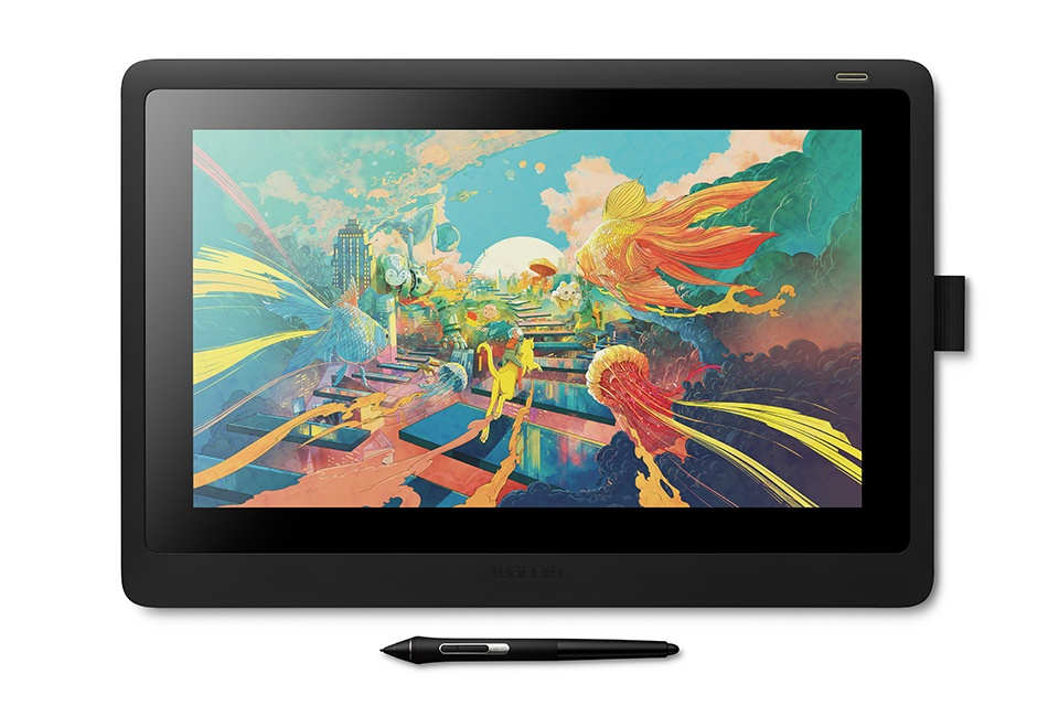 [DTK1660K0B] Wacom Cintiq 16 tavoletta grafica Nero 5080 lpi (linee per pollice) 344,16 x 193,59 mm