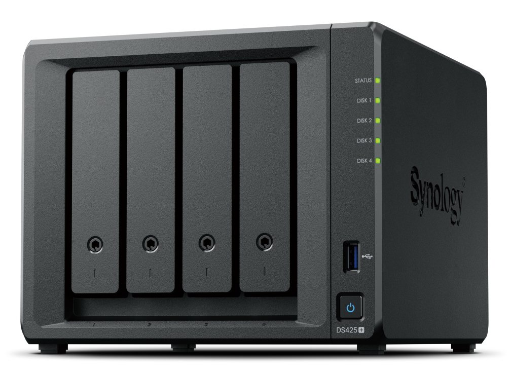 [DS425+] Synology DiskStation DS425+ server NAS e di archiviazione Intel® Celeron® J4125 2 GB DDR4 0 TB Nero