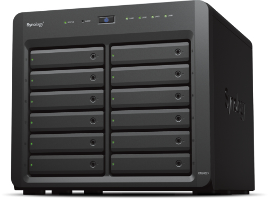 [DS2422+] Synology DiskStation DS2422+ server NAS e di archiviazione Tower Ryzen Embedded V1500B 4 GB DDR4 0 TB DiskStation Manager Nero