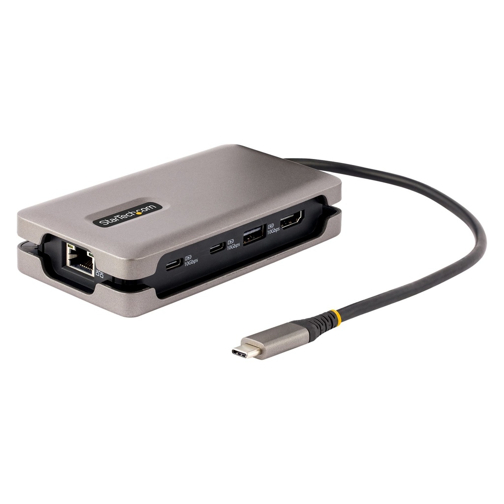 [DKT31CH2CPD3] StarTech.com Adattatore Multiporta USB-C - Docking Station USB Type-C 3.2 Gen2 10Gbps con Uscita Video HDMI 2.0b 4K 60Hz, Hub USB (2xUSB-C, 1xUSB-A), PD 100W Pass-Through - Mini Dock da Viaggio con Cavo da 30 cm