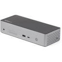 StarTech.com Docking Station USB C - Quad Monitor DisplayPort/HDMI 4K 60Hz - Dock USB-C Multi HDMI/DP, Power Delivery 100W - Hub USB con 1 Porta USB Type-C e 3 Porte USB-A, Ethernet, Audio