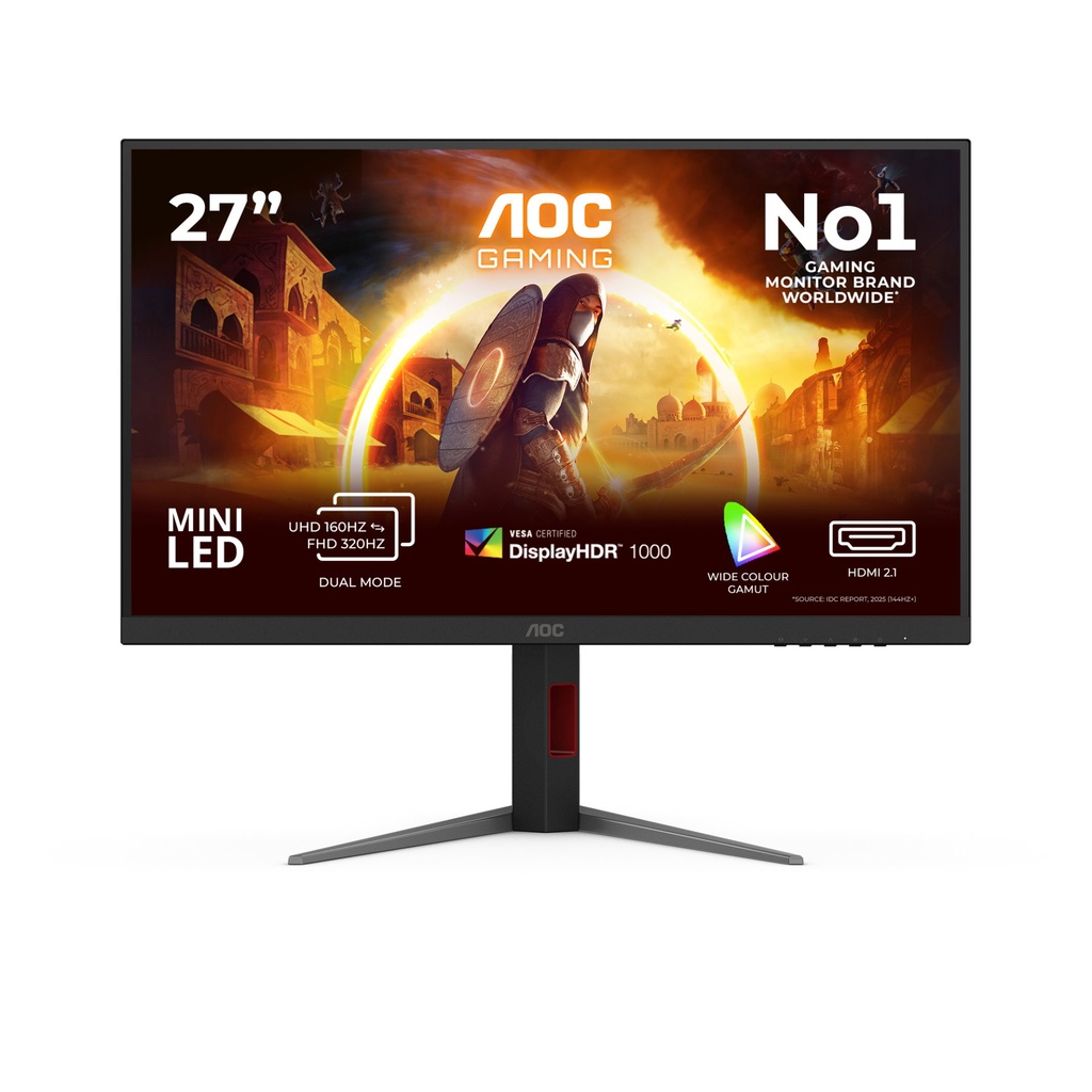 [U27G4XM] AOC G4 U27G4XM computer monitor 68.6 cm (27") 3840 x 2160 pixels 4K Ultra HD LED Black, Red