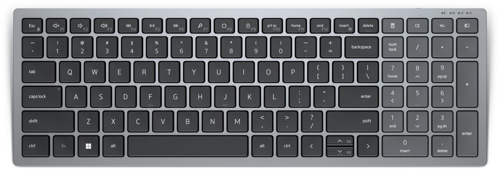 [KB740-GY-R-ITL] DELL Tastiera compatta Pro Plus - KB740 - italiano (QWERTY)