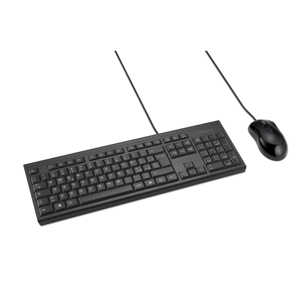 Kensington Set per desktop con cavo KM100 EQ
