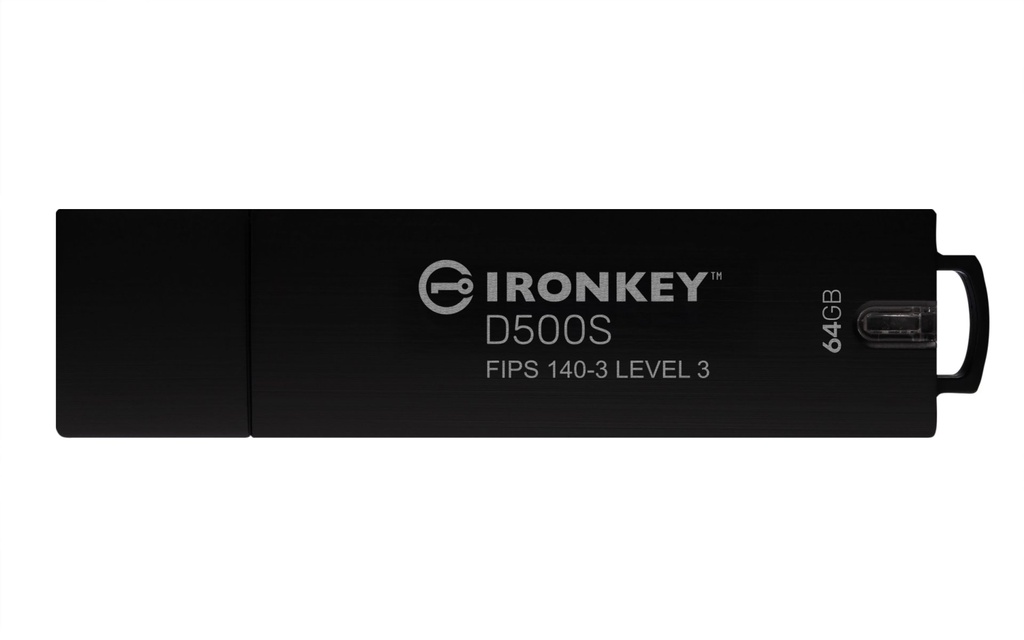 [IKD500S/64GB] Kingston Technology IronKey 64GB D500S FIPS 140-3 Lvl 3 AES-256