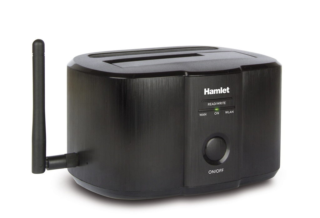 [HXDDWIFI] Hamlet Wi-Fi Docking Station per hard disk sata da 2,5'' o 3,5''
