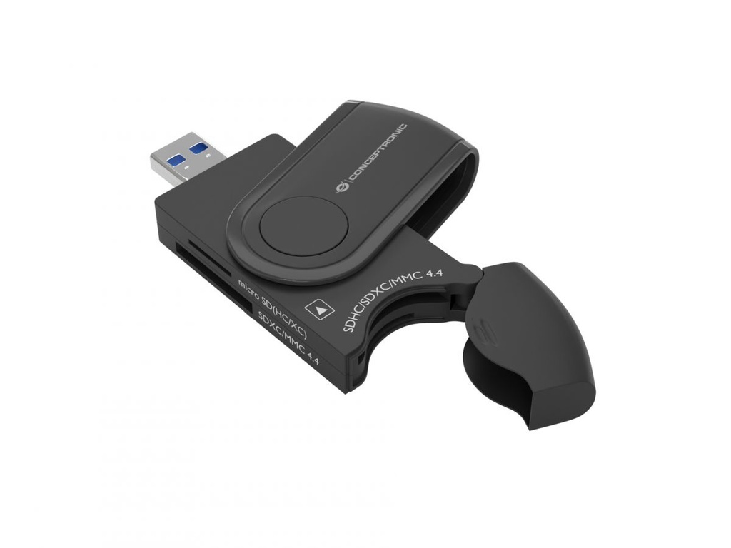 [BIAN04B] Conceptronic StreamVault BIAN04B lettore di schede USB 3.2 Gen 1 (3.1 Gen 1) Type-A Nero