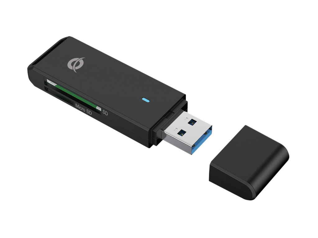 [BIAN02B] Conceptronic BIAN02B lettore di schede USB 3.2 Gen 1 (3.1 Gen 1) Type-A Nero