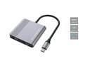Conceptronic DONN13G replicatore di porte e docking station per laptop Cablato USB 3.2 Gen 1 (3.1 Gen 1) Type-C Grigio