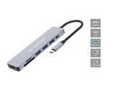 Conceptronic DONN19G replicatore di porte e docking station per laptop Cablato USB 3.2 Gen 1 (3.1 Gen 1) Type-C Grigio