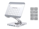 Conceptronic DONN26G carrello e supporto multimediale Argento Tablet