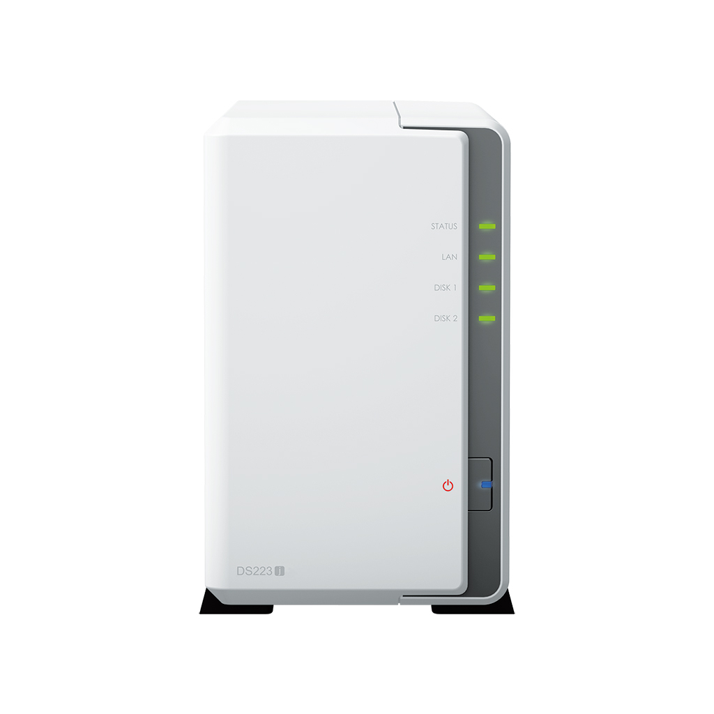 [DS223J] Synology DiskStation DS223J server NAS e di archiviazione Desktop Realtek RTD1619B 1 GB DDR4 0 TB DiskStation Manager Bianco