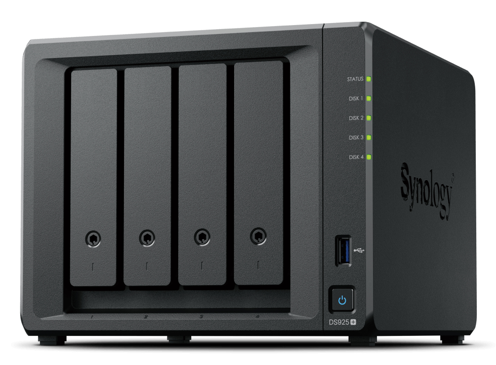 [DS925+] Synology DiskStation DS925+ server NAS e di archiviazione Ryzen Embedded V1500B 4 GB DDR4 0 TB Nero