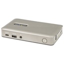 StarTech.com Docking Station USB-C - USB tipo C a DisplayPort 4K 30Hz o VGA - Ricarica USB Power Delivery da 65 W - Hub USB 3.1 Gen 1 a 4 porte - Dock USB-C Universale per Laptop - Mini Dock USB-C con Ethernet