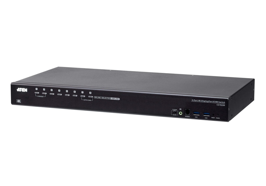 [CS19208-AT-G] ATEN Switch USB 3.0 4K DisplayPort KVM a 8 porte