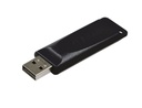 USB VERBATIM 64GB DRIVE 2.0 STORE N GO SLIDER BLACK