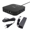 i-tec USB-C Dual HDMI Docking Station with Power Delivery 100 W + Universal Charger 100W Wired USB 3.2 Gen 2 (3.1 Gen 2) Type-C Black