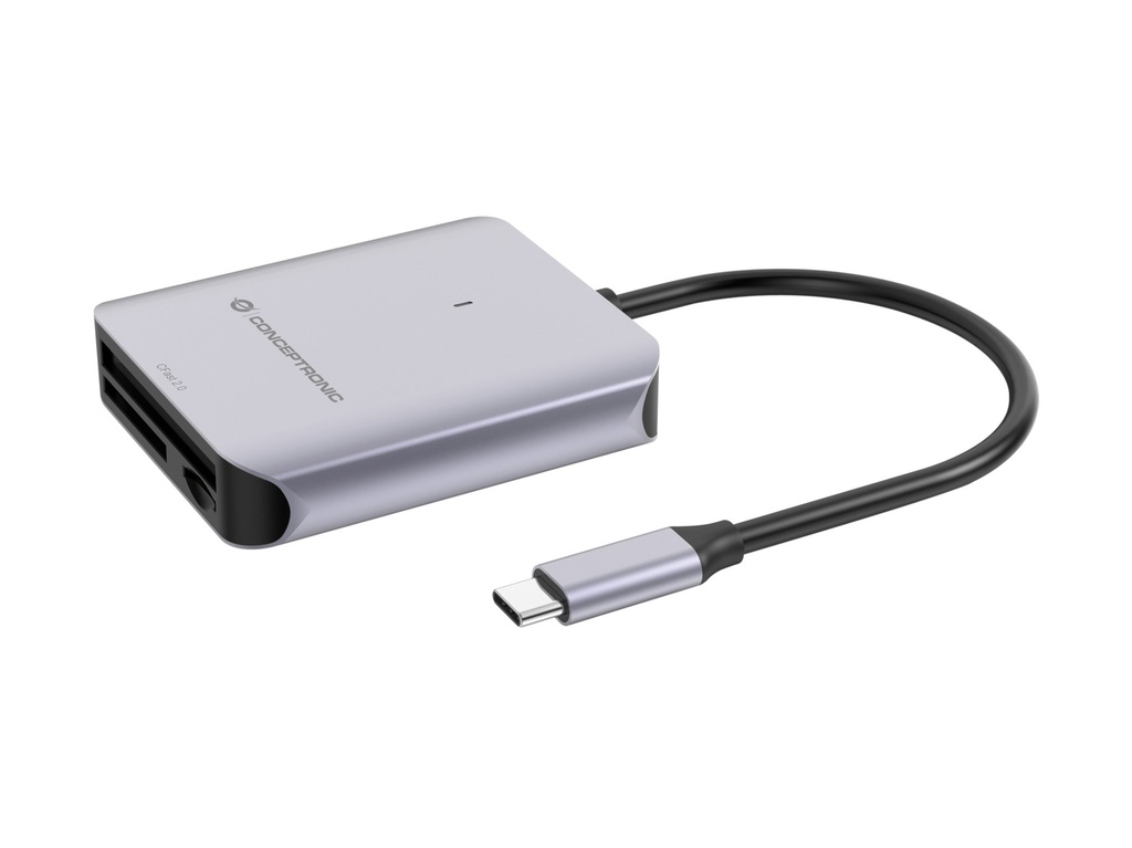 [BIAN09G] Conceptronic BIAN09G 3-in-1 Card Reader USB 3.2 Gen 2, CFast 2.0, SD TF/MicroSD 4.0, UHS-II
