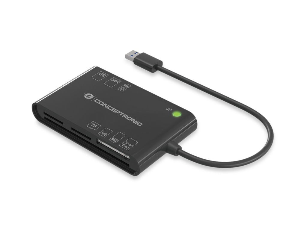 [BIAN01] Conceptronic BIAN01B lettore di card readers Interno USB 3.2 Gen 1 (3.1 Gen 1) Nero
