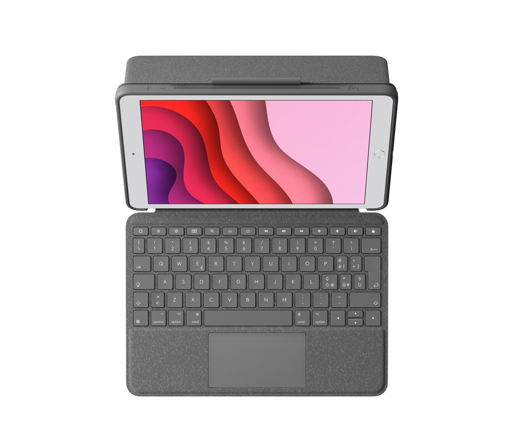 Logitech Combo Touch QWERTY Italiano Smart Connector Grafite