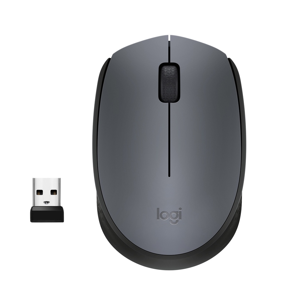 [910-004642] Logitech M170 Grey-K mouse Ufficio Ambidestro RF Wireless Ottico 1000 DPI
