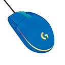 ORIGINAL Logitech Accessori per computer Blu 910-005798 G203 Gaming Maus USB, 6 pulsanti, 200 - 8000 DPI, RGB, 2.1 m, 62.15 x 116.6 x 38.2 mm, 85 g