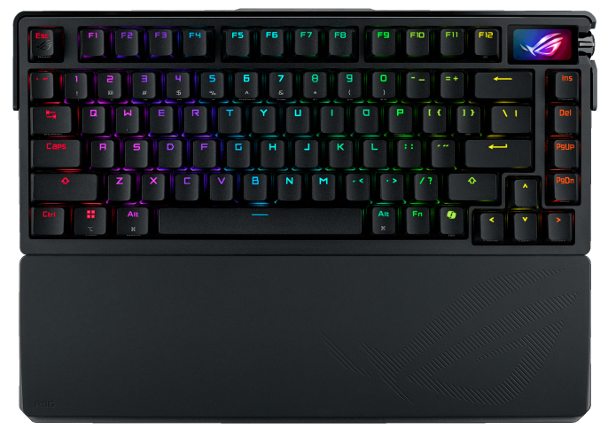 ASUS ROG Azoth Extreme keyboard Gaming USB + RF Wireless + Bluetooth QWERTY English Black