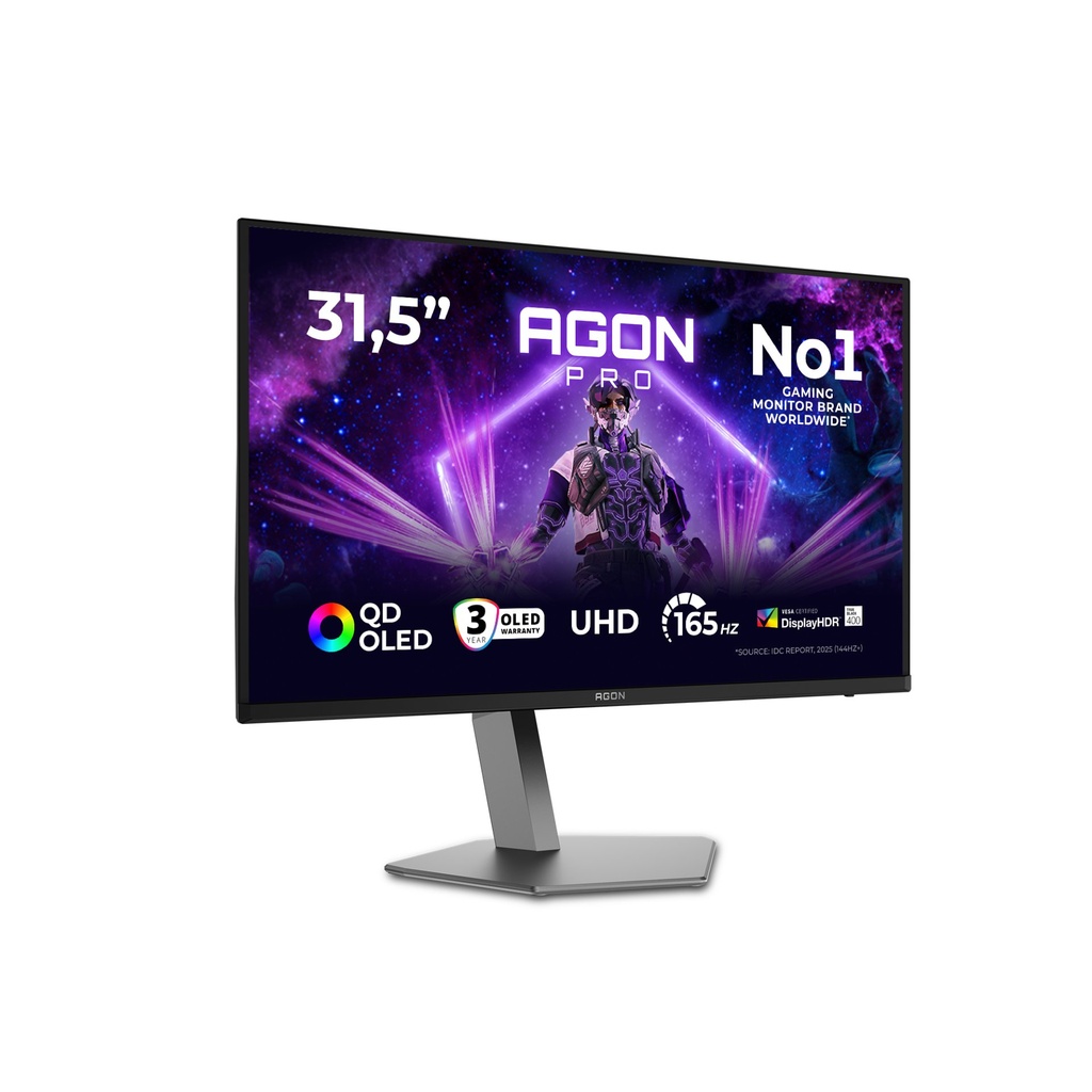 [AG326UD] AOC AGON PRO AG326UD computer monitor 80 cm (31.5") 3840 x 2160 pixels 4K Ultra HD QD-OLED Black