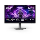 AOC AGON PRO AG276QKD2 computer monitor 67.3 cm (26.5") 2560 x 1440 pixels Quad HD QD-OLED Black, Grey