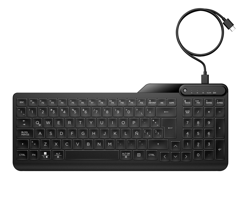 [7N7C1AA#ABZ] HP Tastiera cablata retroilluminata multidispositivo 405