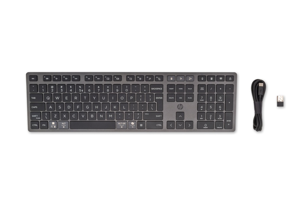 [9T5B1AA#ABZ] HP Tastiera wireless ricaricabile multidispositivo 720