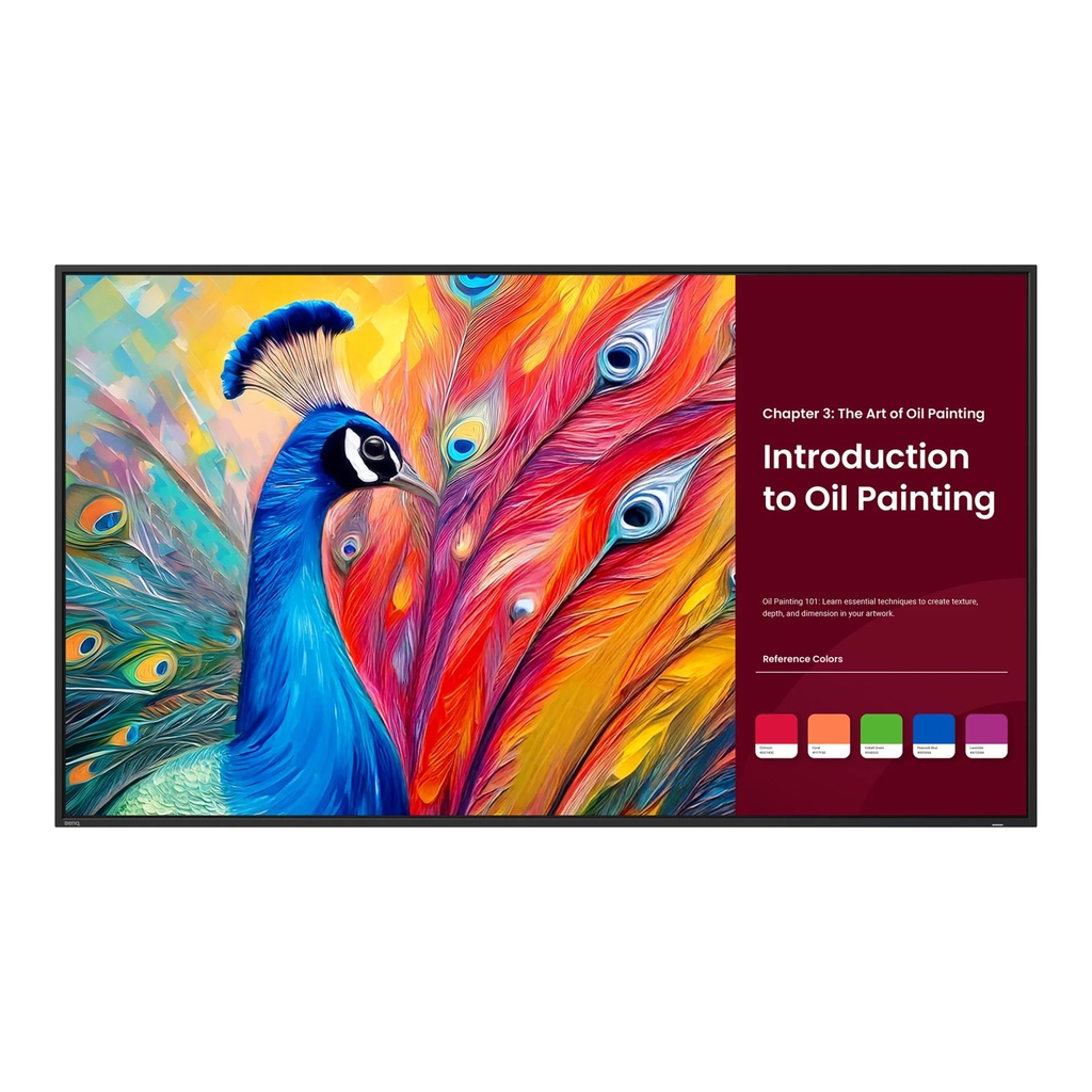 [9H.S3STB.DE2] BenQ SH5504 Pannello piatto per segnaletica digitale 139,7 cm (55") LCD 800 cd/m² 4K Ultra HD Nero Processore integrato Android 24/7