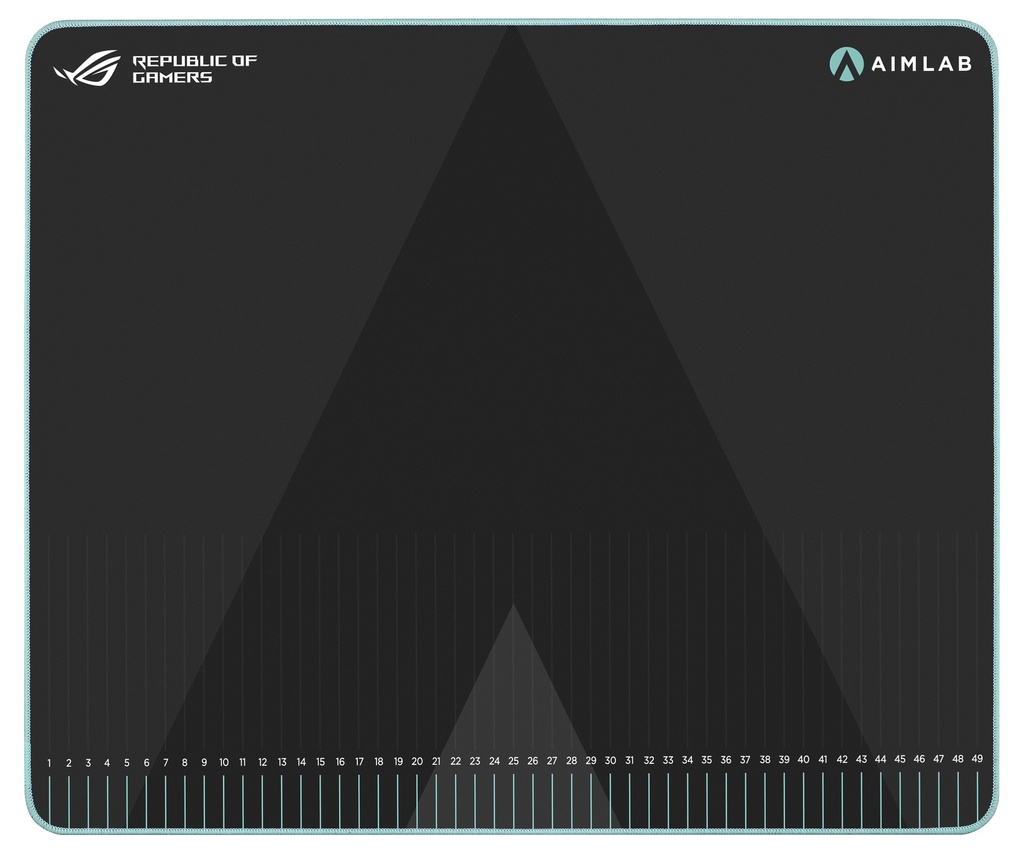[90MP0380-BPUA00] ASUS ROG Hone Ace Aim Lab Edition Tappetino per mouse per gioco da computer Nero