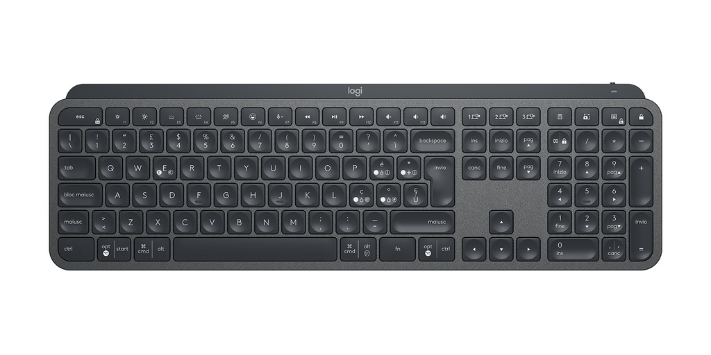 Logitech MX Master Keys for Business tastiera Ufficio Bluetooth Italiano Grafite